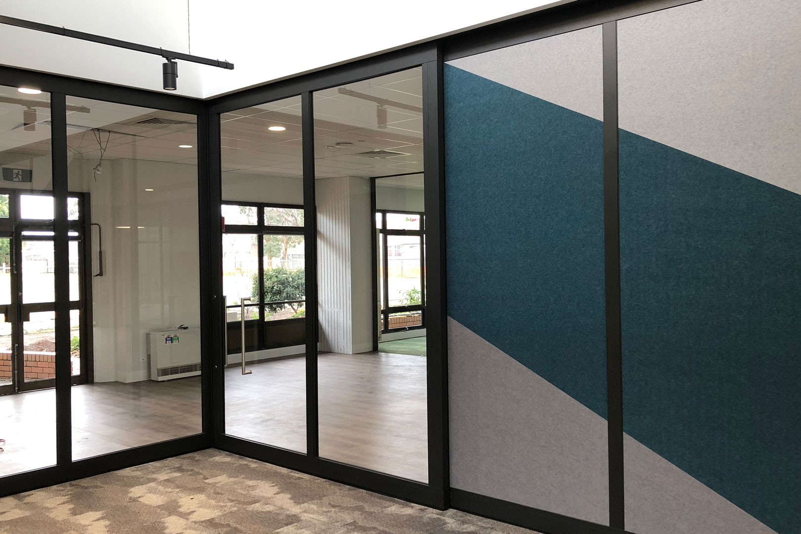 school acoustic sliding door