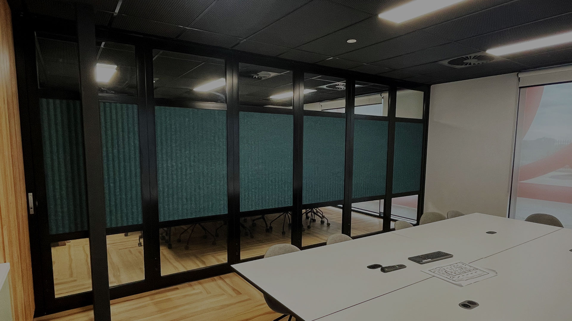 internal fitout single glazed bi-fold doors