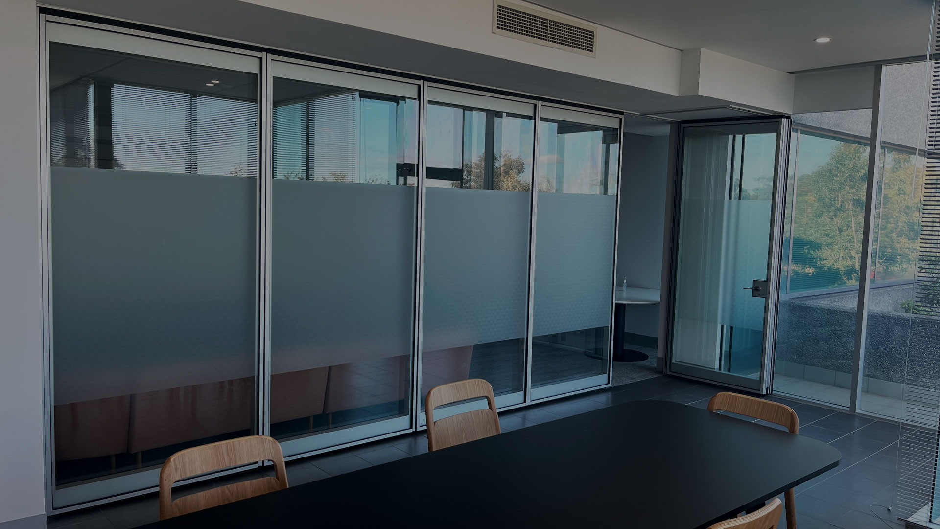 glazed acoustic operable wall system