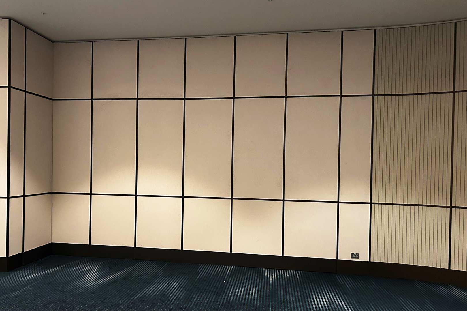 Acoustic operable wall for RSL in New South Wales