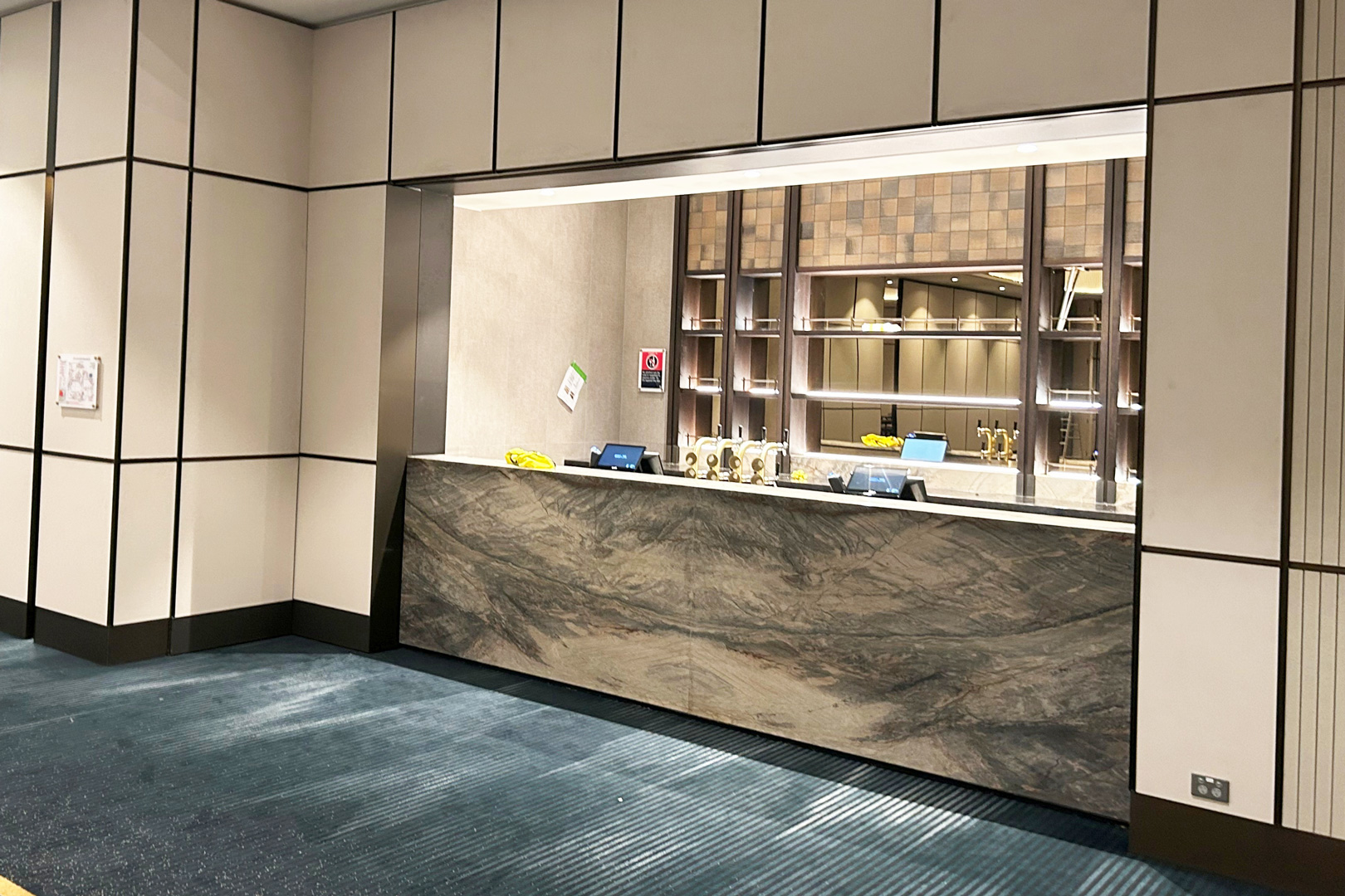 Acoustic operable wall for RSL in New South Wales