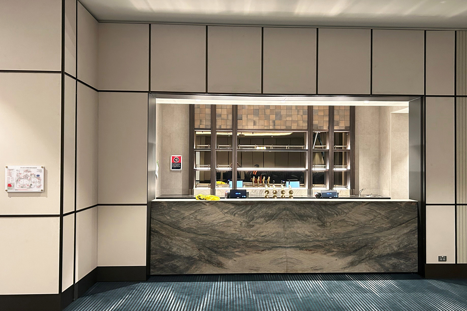 Acoustic operable wall installed in Penrith RSL