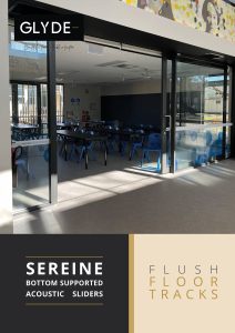 Flyer for Seriene bottom rolling acoustic slide